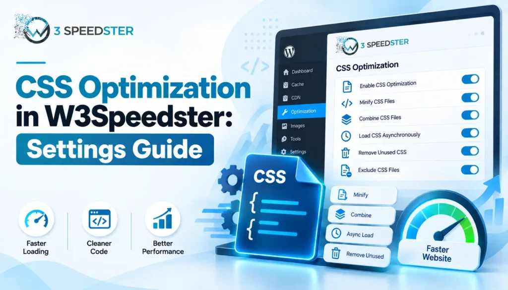 CSS Optimization in W3Speedster Best Settings Guide