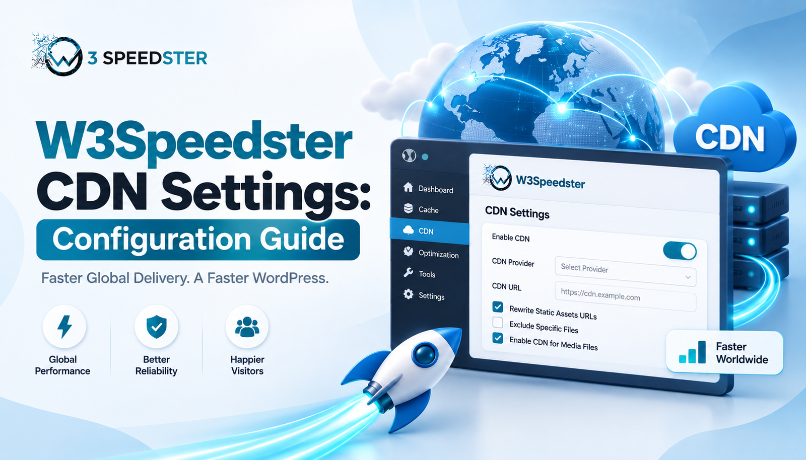 W3Speedster CDN Settings: Configuration Guide